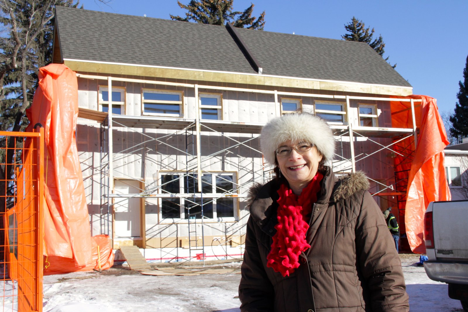 The Temperance Street Passive House will be the first passive house certified in Saskatchewan. Photo David Dodge, GreenEnergyFutures.ca