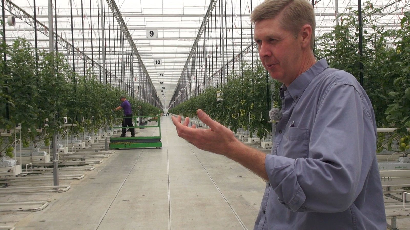 Greg Devries, president of Truly Green greenhouses that plans to use the waste heat from an ethanol plant to heat 60 acre of greenhouse.