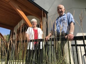 Reverend Annabelle Wallace and elder Les Young