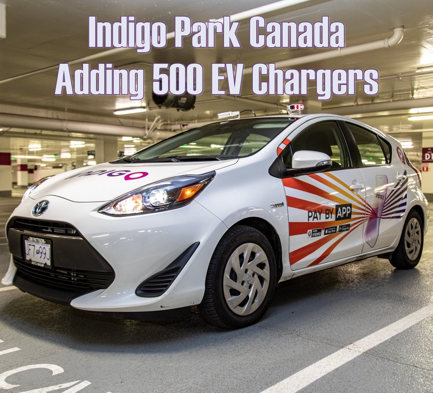 Indigo adding 500 EV chargers