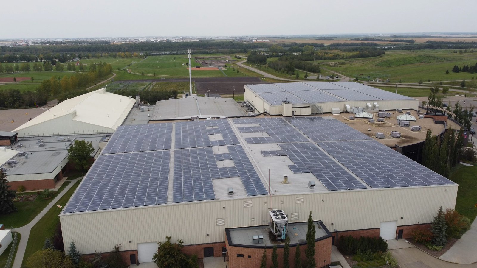 Solar on Leduc Recreation Centre