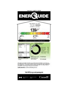 EnerGuide Label Pre Reno Audit NO ADDRESS