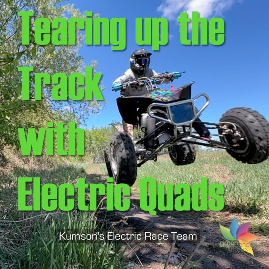 Tearing up the track with Electric Quads