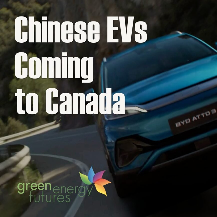 Chinese EVs are coming to Canada thanks to a new trade deal