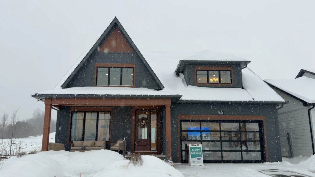 Lank Ark's net zero show home in Watercolour in Westport, Ontario