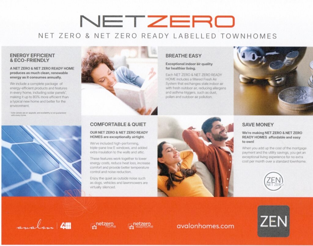 Avalon Net Zero Sell Sheet