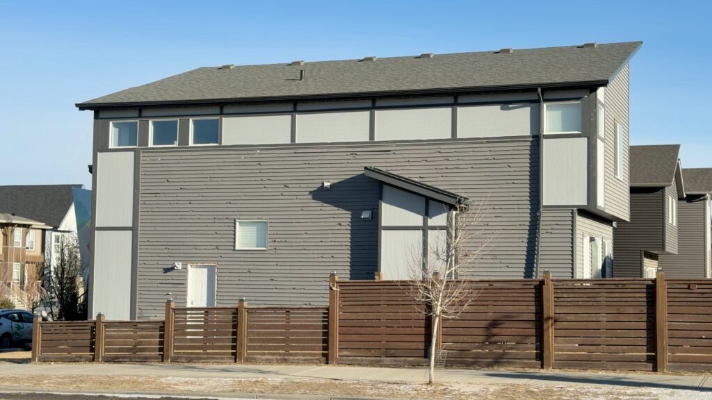 Hail Damage to house in Calgary