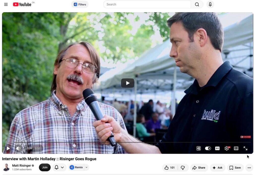 Martin Holladay interview with Matt Risinger