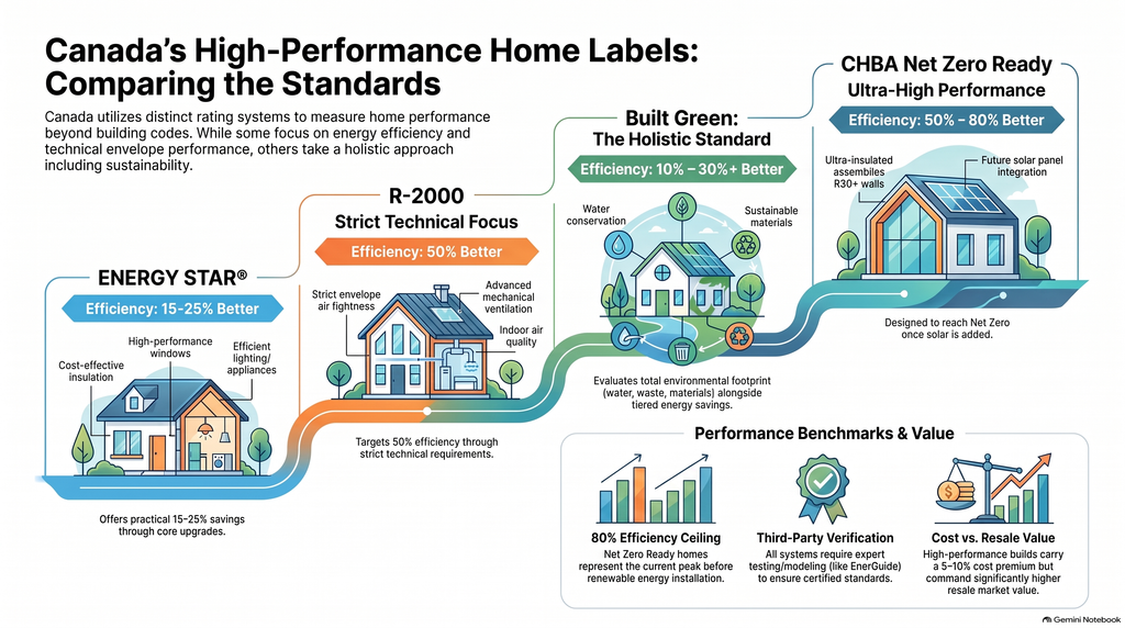 INFO GRAPHIC Home Performance Standards Comparison