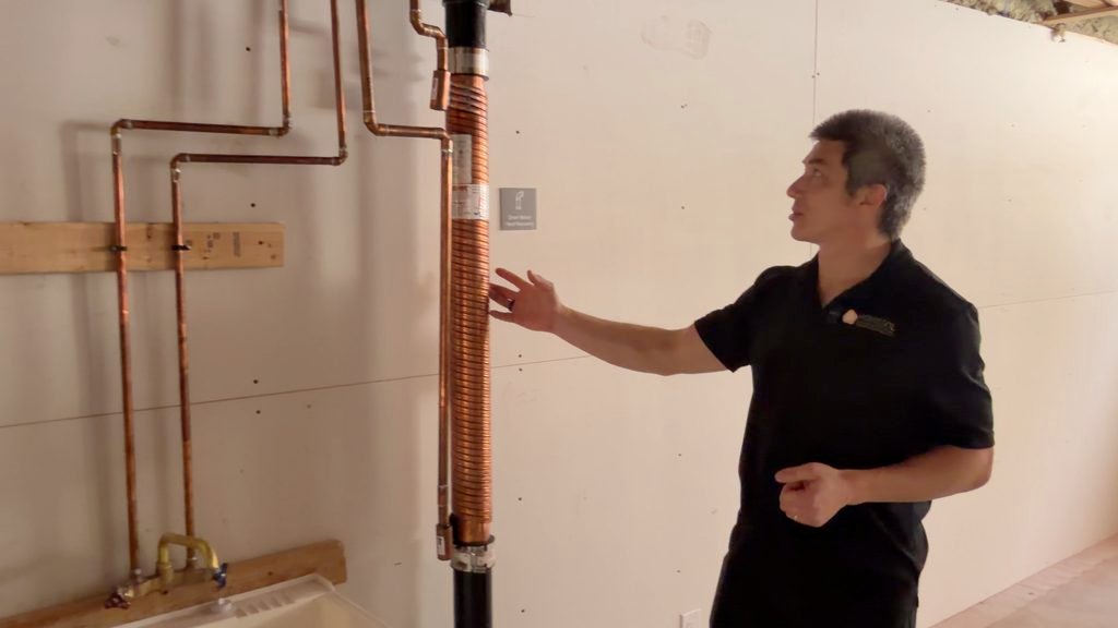 Stephen Magneron with Drain Heat Recovery Unit Urbandale