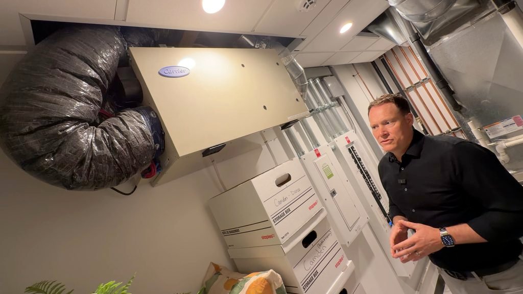 Andrew with heat recovery ventilator