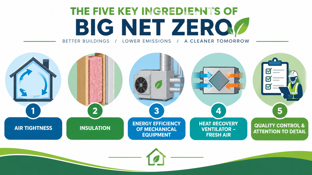 Five Key Ingredients of Maison Net Zero Homes