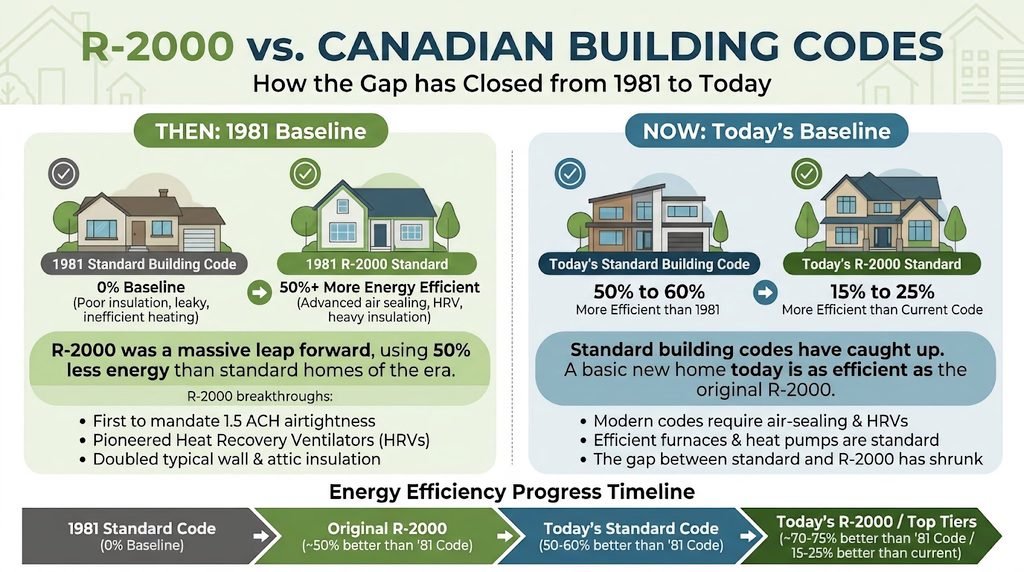 R-2000 building standards then and now